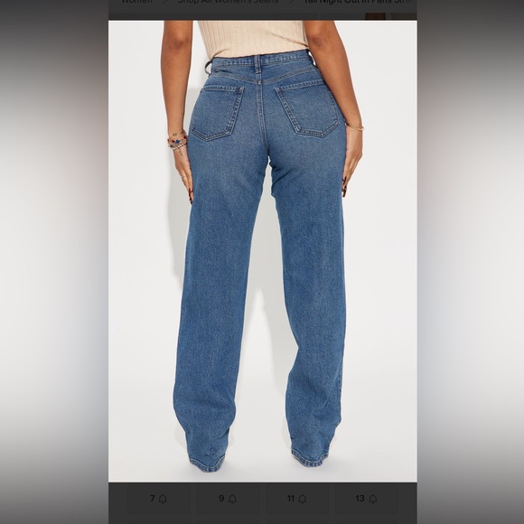 Tall Night Out In Paris Straight Leg
Jeans - Medium Blue Wash - Picture 2 of 6